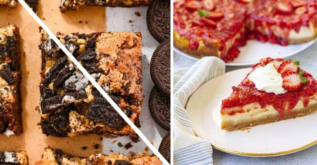 Healthy desserts that taste indulgent – chocolate avocado mousse, fruit parfaits, protein brownies, and Greek yogurt cheesecake bites.