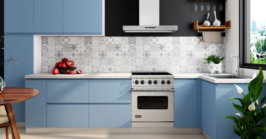 cobalt-blue-kitchen-cabinets-black-wall